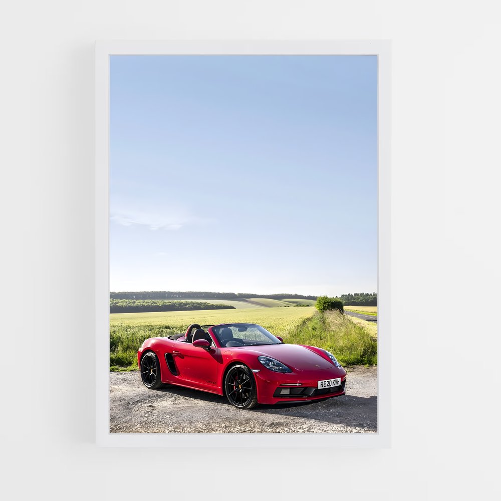 Poster splendide Boxster GTS – affiche Porsche (vue 3)